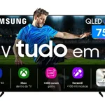 Smart TV 75" Samsung Ultra 4K QLED QN75Q7FAAGXZD Tizen Q4 AI 3 HDMI