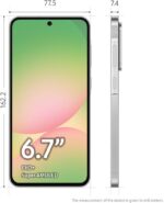 Smartphone Samsung Galaxy A56 5G 128GB, 8GB RAM, Câmera 50MP, IP67, Super AMOLED 6.7 polegadas, Recursos AI, Cinza - Imagem 3