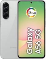 Smartphone Samsung Galaxy A56 5G 128GB, 8GB RAM, Câmera 50MP, IP67, Super AMOLED 6.7 polegadas, Recursos AI, Cinza