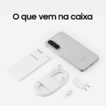 Smartphone Samsung Galaxy A56 5G 128GB, 8GB RAM, Câmera 50MP, IP67, Super AMOLED 6.7 polegadas, Recursos AI, Cinza - Imagem 4