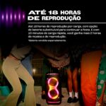 JBL, Caixa de Som, PartyBox Stage 320, Bluetooth, Portátil, Show de Luzes, À Prova de Respingos - 240W RMS - Preta - Imagem 3