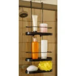 Suporte de Banheiro Shampoo Para Box 3 Andares Sem Furo e Não Enferruja - Imagem 3